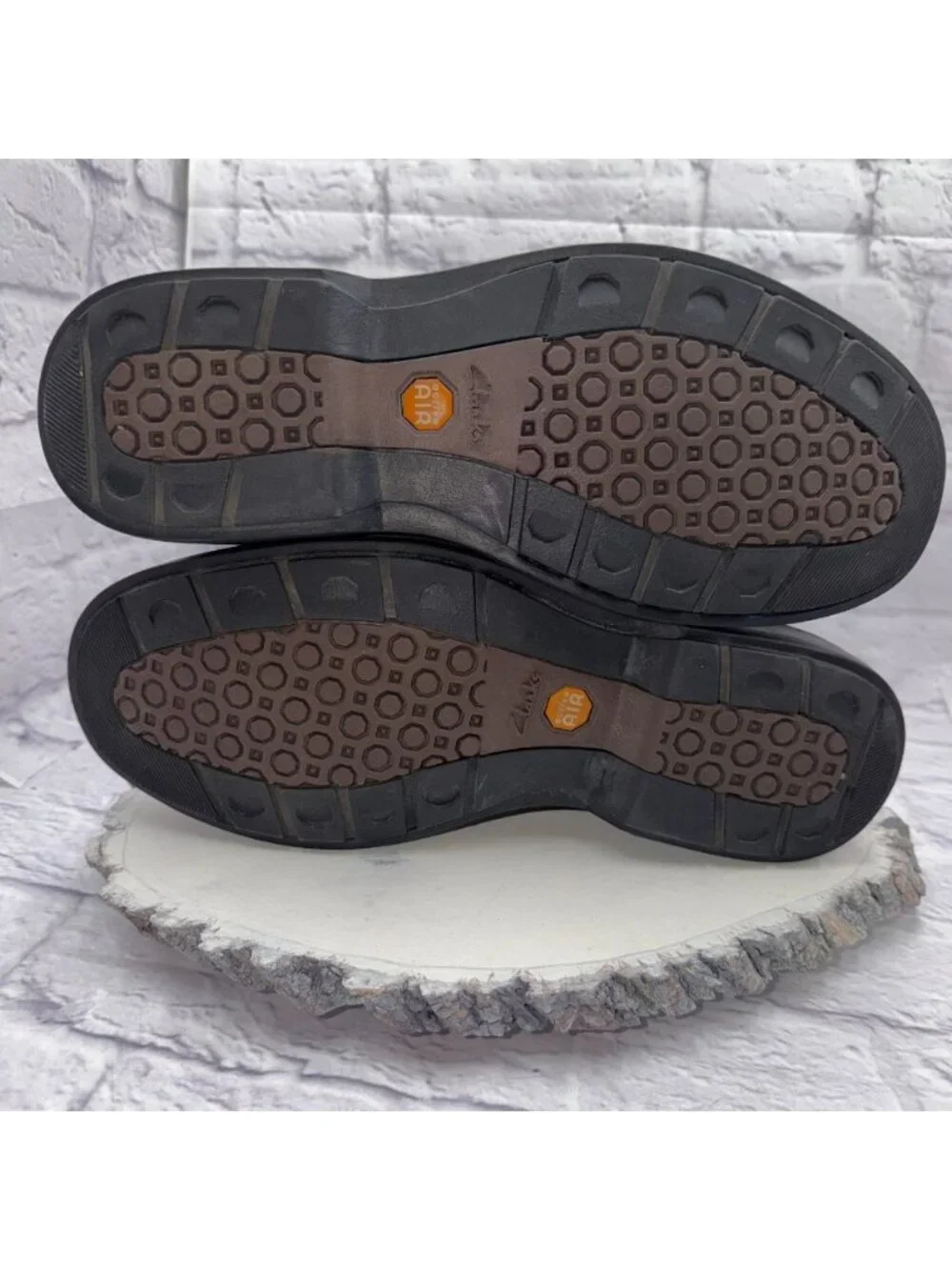 Clarks Ronnie Walk GTX Shoes Mens Size 12 Brown Nubuck Gore-Tex Active Air